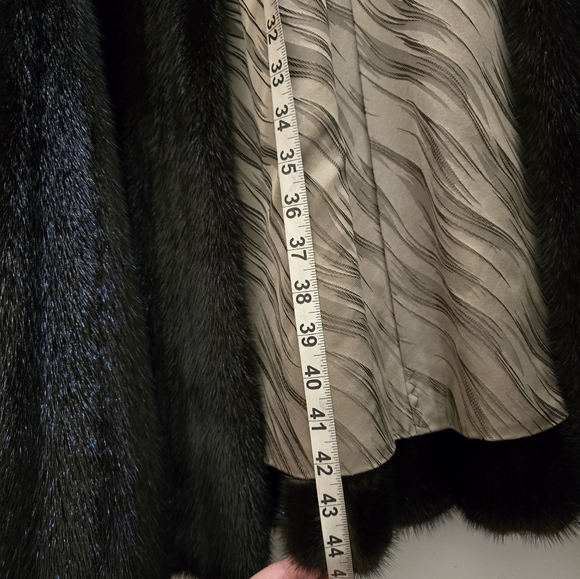 Vintage genuine mink fur coat - Picture 12 of 16